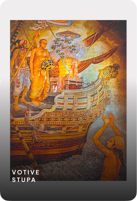 नंदलाल बोस – संघमित्रा बोधिवृक्ष का पौधा लेकर जाती हुई